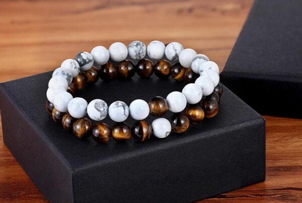 Yoga Natural Stone Beaded Bracelet for Men & Women - Yoga Beaded Bracelet - Only Fit Gear