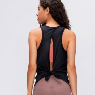 Yoga & Fitness Open Back Sleeveless Tank Tops - Yoga Top - Only Fit Gear