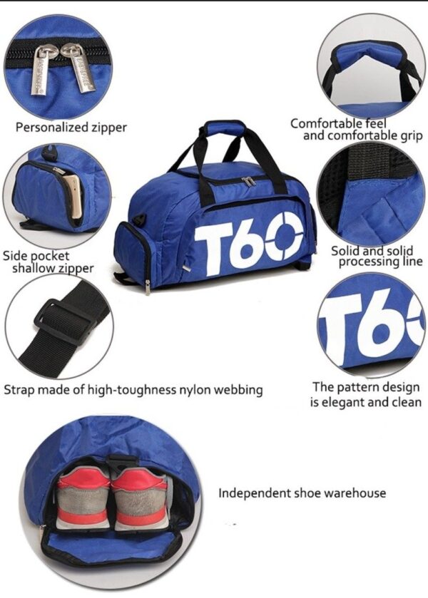 Gym Bag with Separate Space For Shoes - Bags - Only Fit Gear