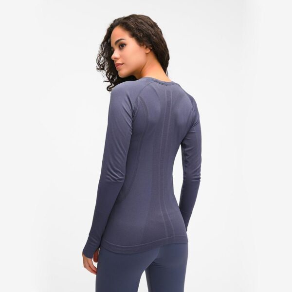 Yoga & Fitness Seamless Super Soft Top with Long Sleeve - Yoga Seamless Top - Only Fit Gear