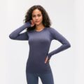 Yoga & Fitness Seamless Super Soft Top with Long Sleeve - Yoga Seamless Top - Only Fit Gear