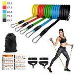 Resistance Band Set With Handle and Door Anchor (13pc) - Resistance Band - Only Fit Gear