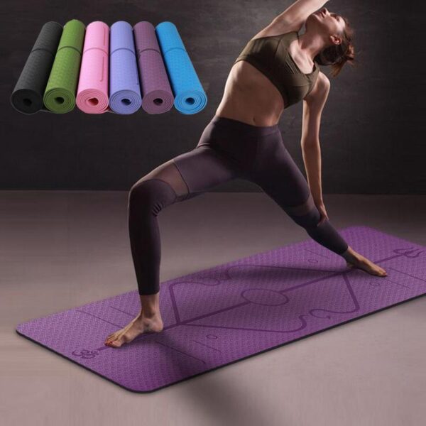 Yoga Mat with Position Lines - Yoga Mat - Only Fit Gear