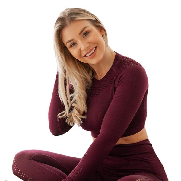 Set Leggings and Top with long sleeve for Women - Yoga Top - Only Fit Gear