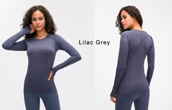 Yoga & Fitness Seamless Super Soft Top with Long Sleeve - Yoga Seamless Top - Only Fit Gear