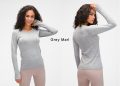 Yoga & Fitness Seamless Super Soft Top with Long Sleeve - Yoga Seamless Top - Only Fit Gear