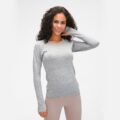 Yoga and Fitness Seamless Super Soft Top with Long Sleeve