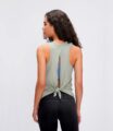 Yoga and Fitness Open Back Sleeveless Tank Tops