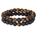 Yoga Natural Stone Beaded Bracelet for Men and Women