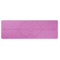 Yoga Mat with Position Lines