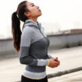 Yoga and Fitness Hooded Jacket Long Sleeve