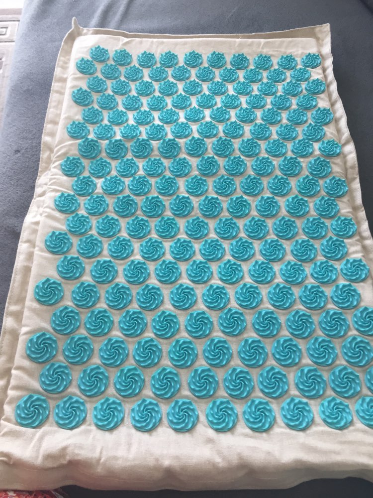 Yoga Acupressure Mat And Pillow Set 8 Fun Colour Only Fit Gear