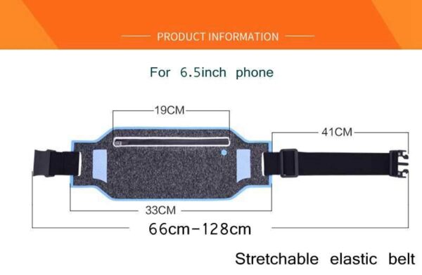 Running Waist Bag with Hidden Pouch - Wrist Wallet - Only Fit Gear