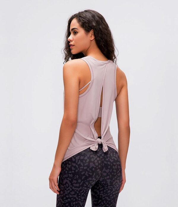 Yoga & Fitness Open Back Sleeveless Tank Tops - Yoga Top - Only Fit Gear