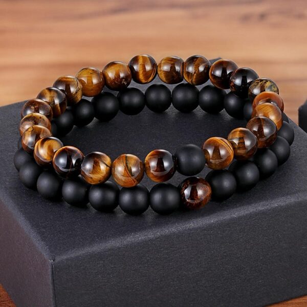 Yoga Natural Stone Beaded Bracelet for Men & Women - Yoga Beaded Bracelet - Only Fit Gear