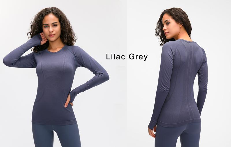 Yoga Seamless Top Super Soft Long Sleeve in 6 Fun Colour - 3