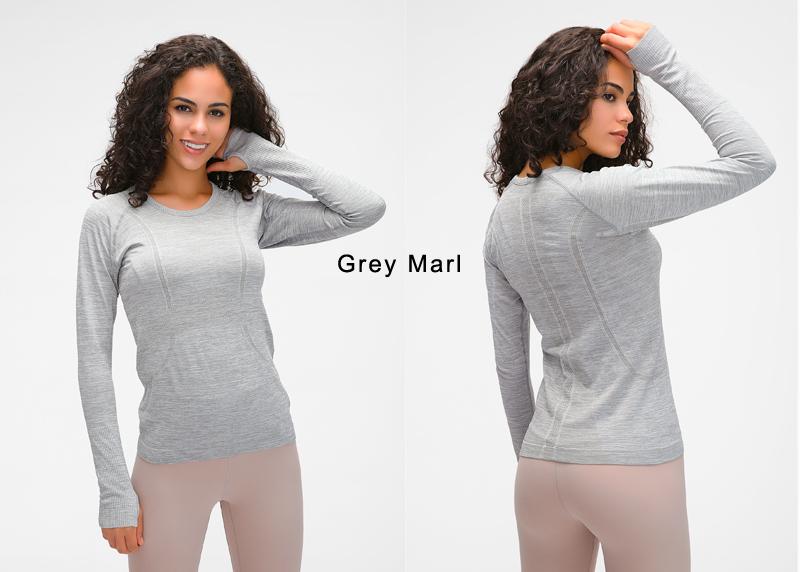 Yoga Seamless Top Super Soft Long Sleeve in 6 Fun Colour - 4