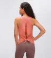 Yoga and Fitness Open Back Sleeveless Tank Tops