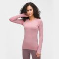 Yoga and Fitness Seamless Super Soft Top with Long Sleeve