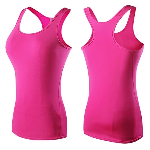 Fitness and Yoga Seamless Tops with Backless