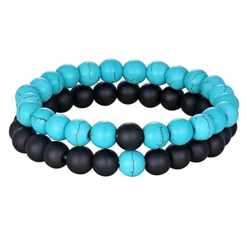 Yoga Natural Stone Beaded Bracelet for Men and Women