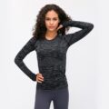 Yoga and Fitness Seamless Super Soft Top with Long Sleeve